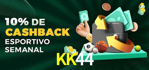 10% de bônus de cashback na KK44